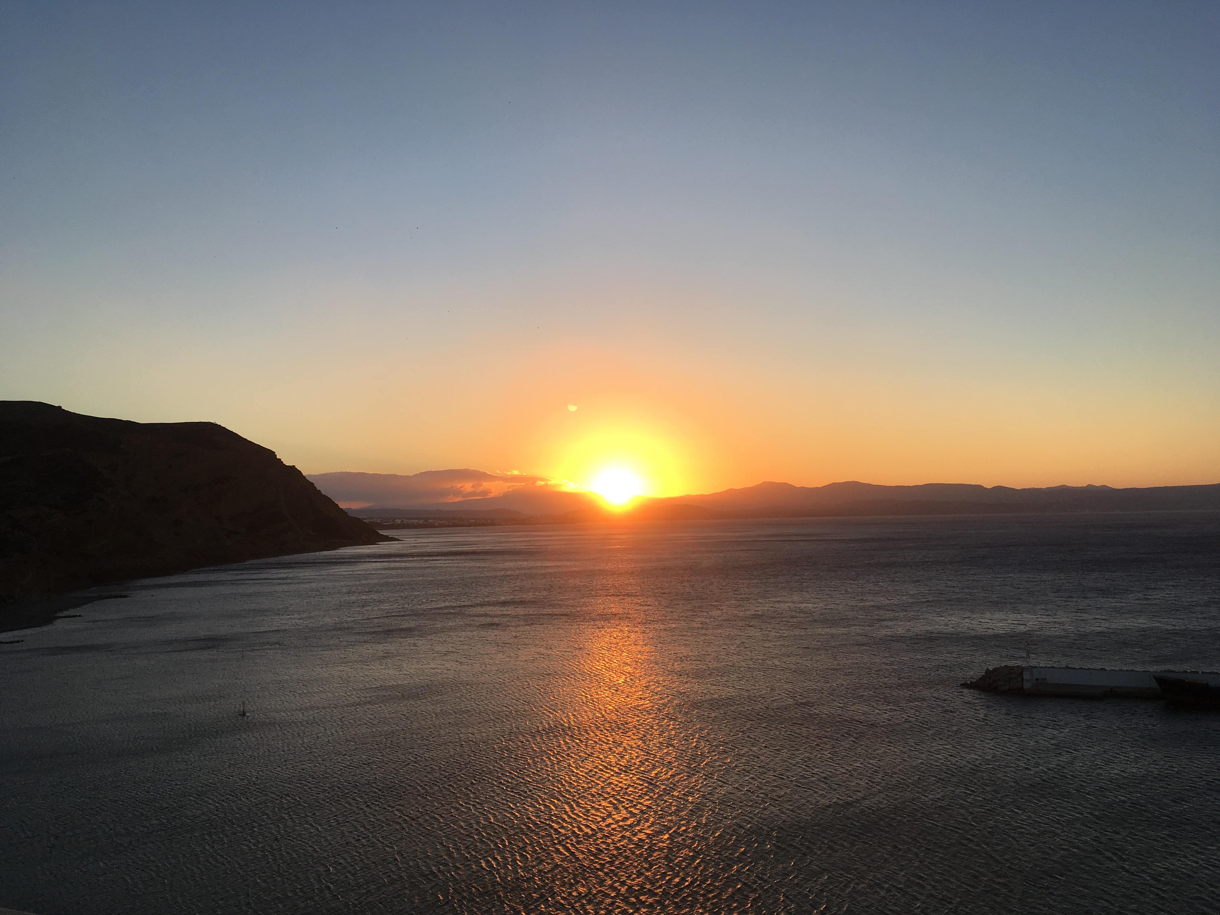 Blick auf Agia Galini und Hafen