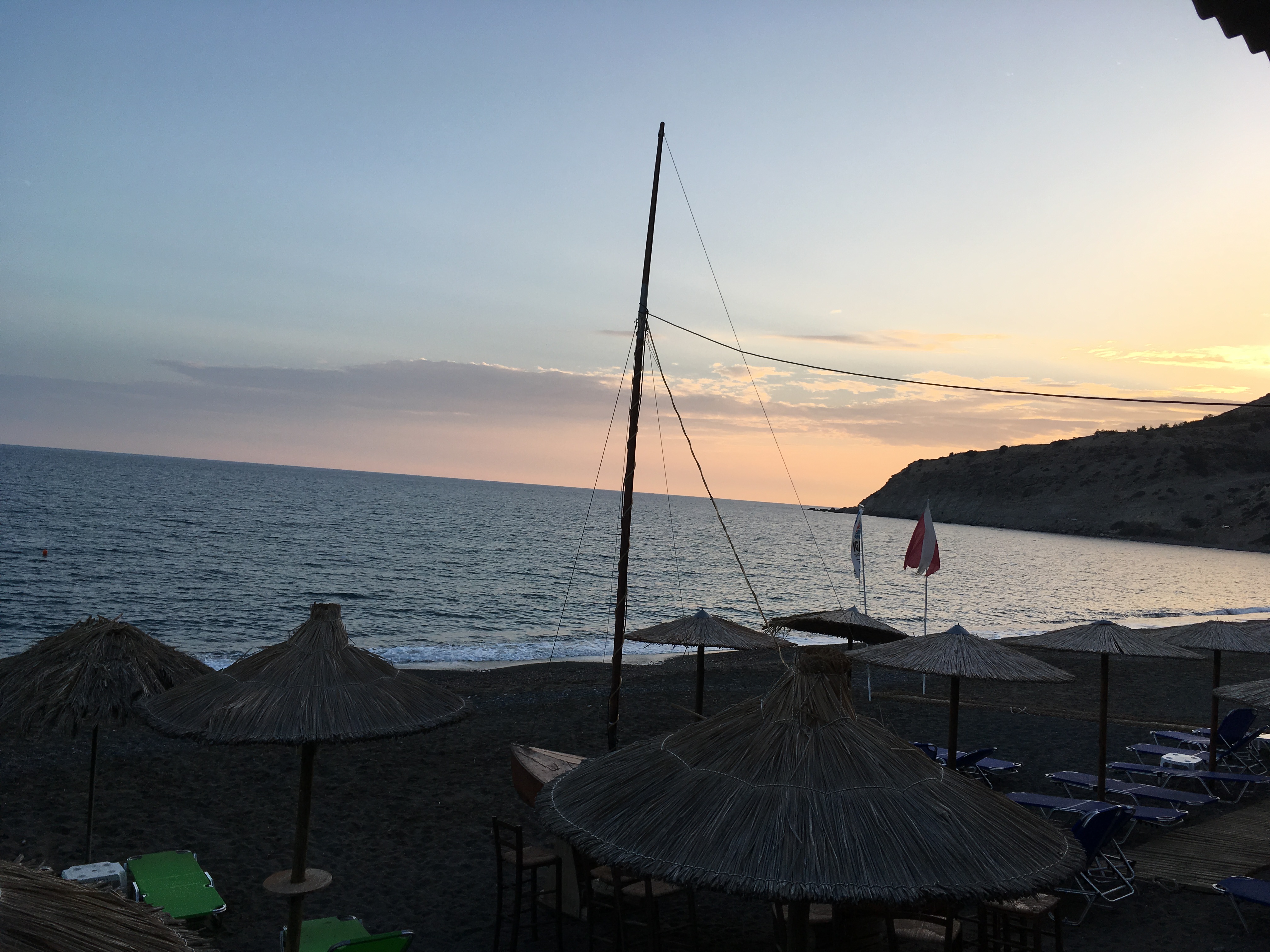 Agia Galini nach dem Sonnenuntergang - traumhaft schön hier