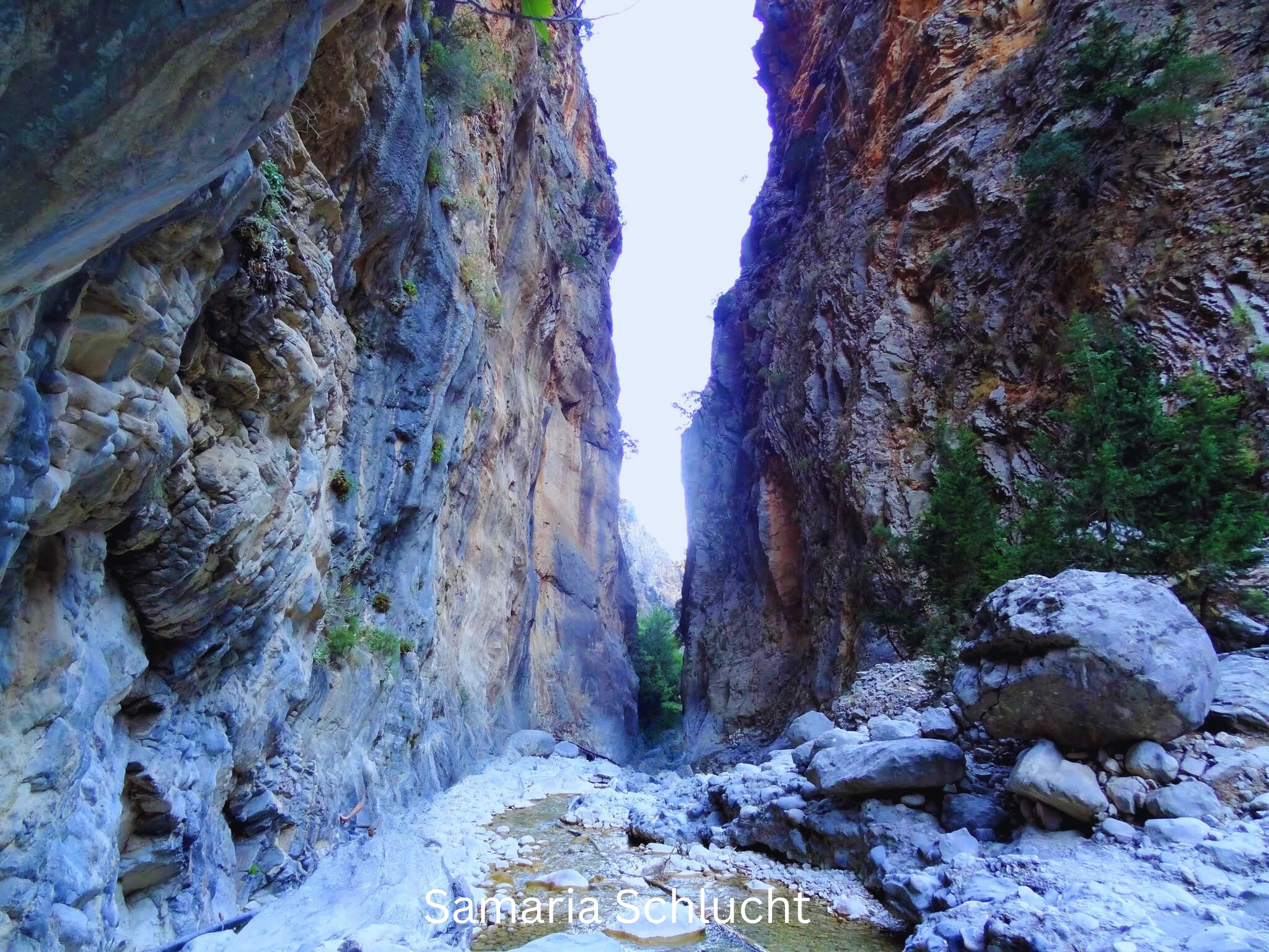 Samaria Schlucht Wanderung auf Kreta