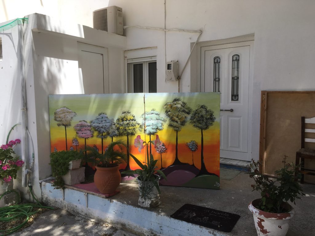 Straßenkunst Matala