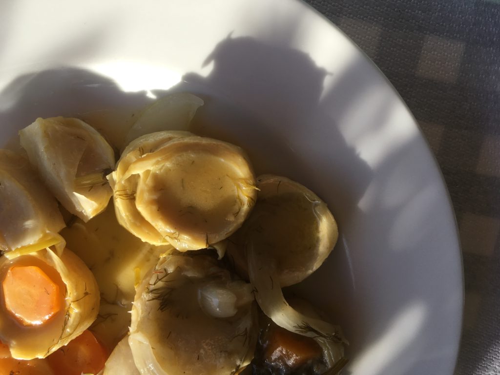 Artischocken in Zitronensauce