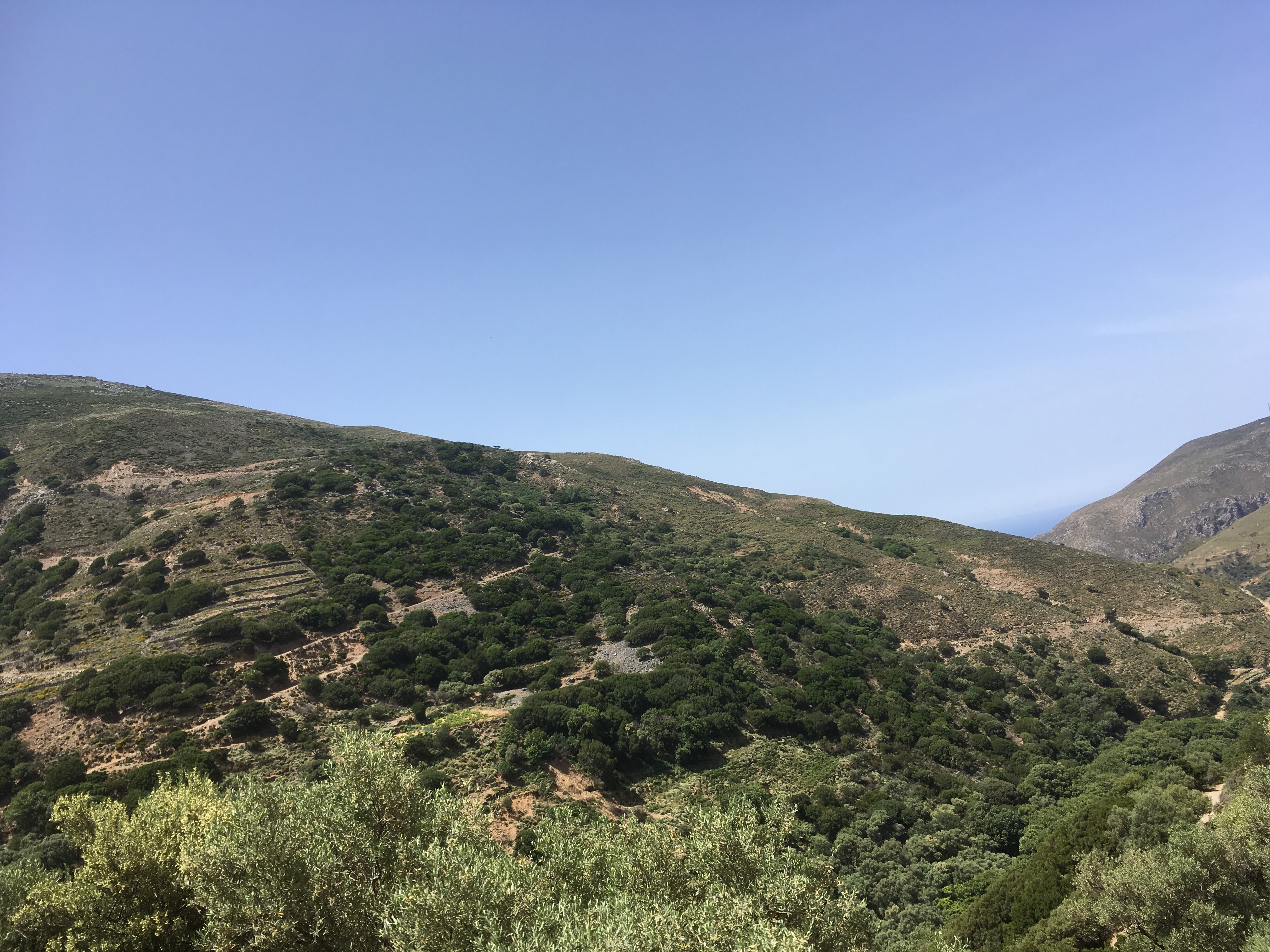 Kreta Roadtrip Westküste Landschaft auf dem Weg nach Paleochora