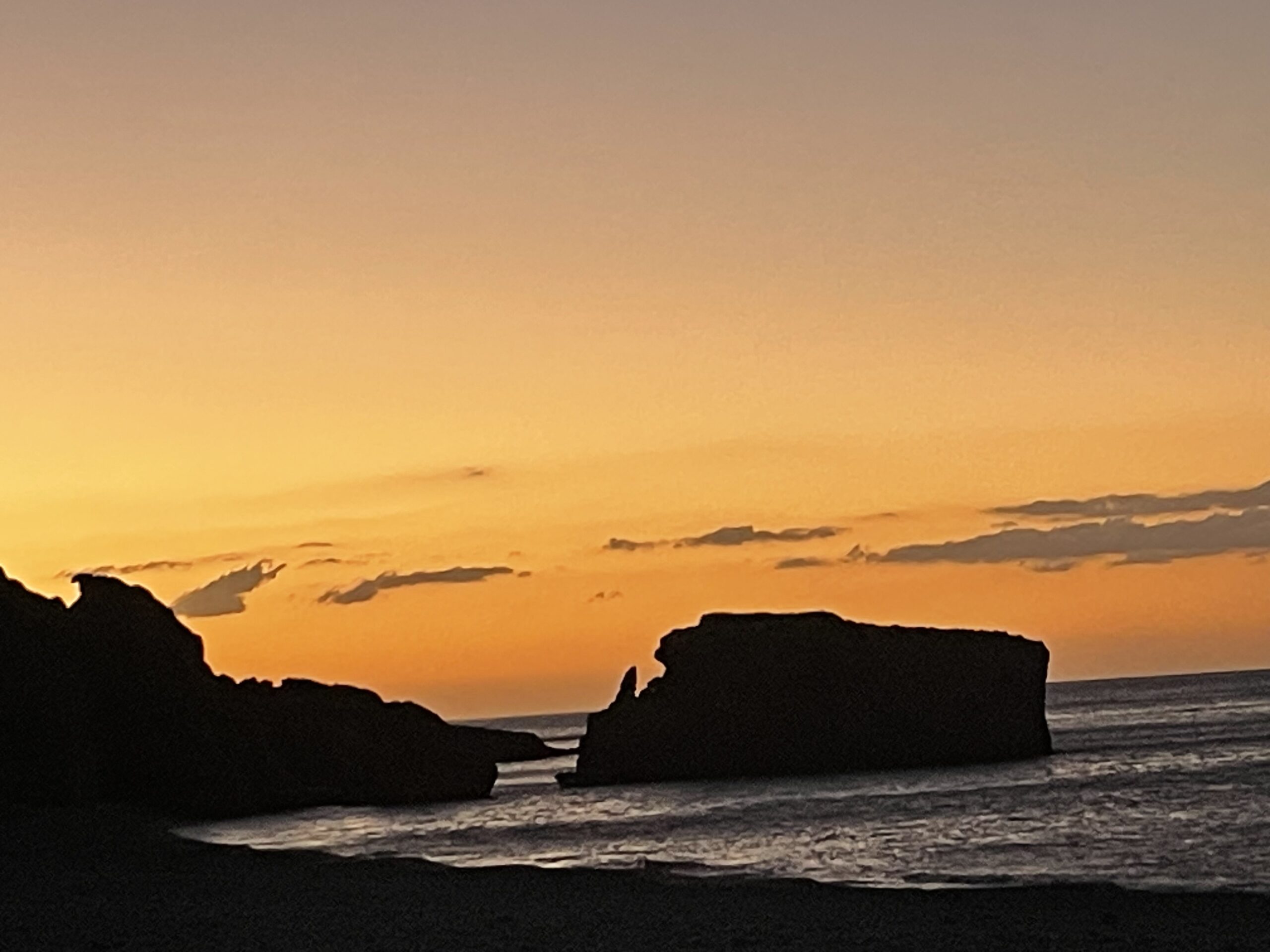 Triopetra Strand Sonnenuntergang Südkreta