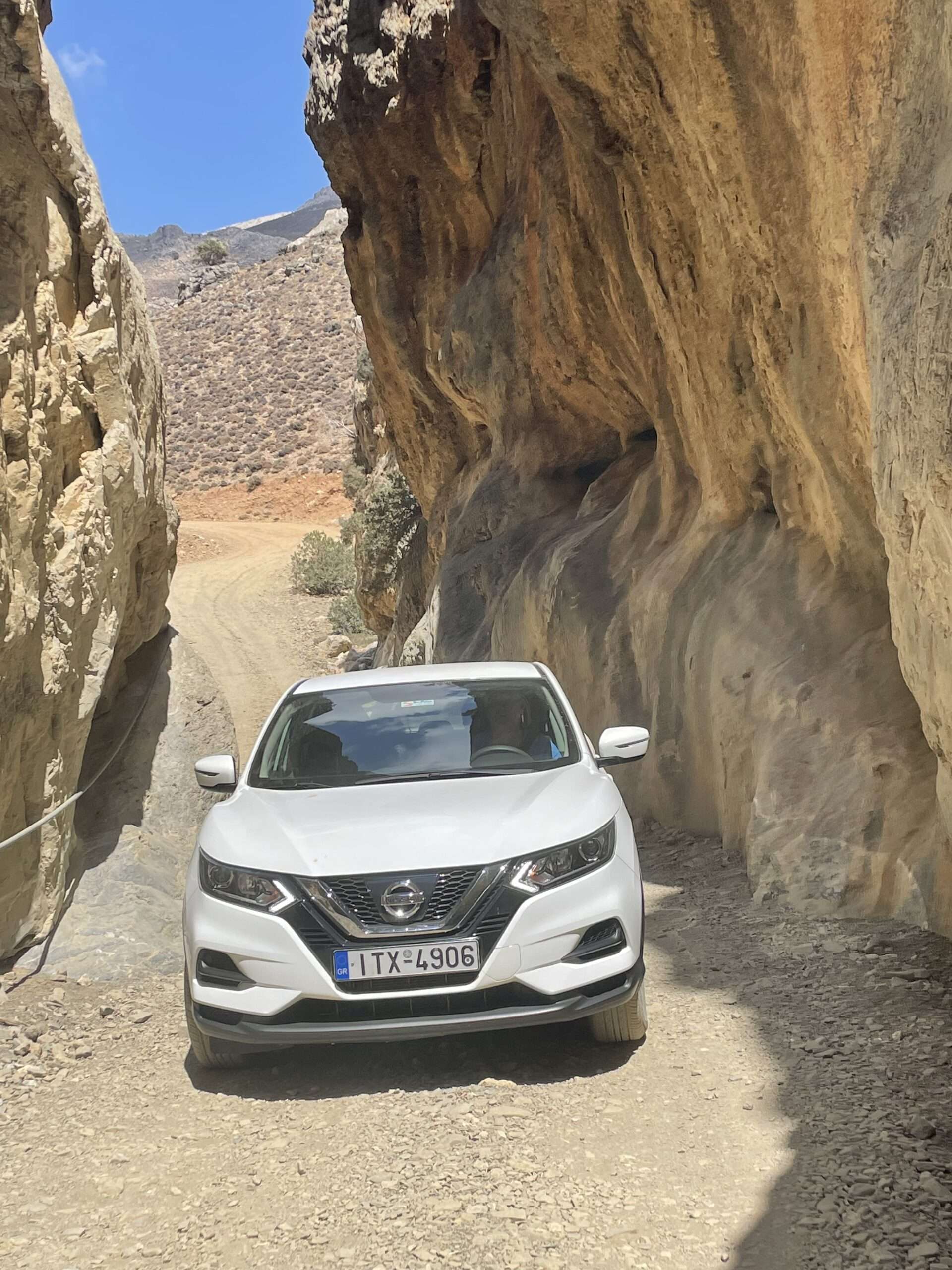 Kreta auf dem Weg zum Strand nach Tripiti im Süden