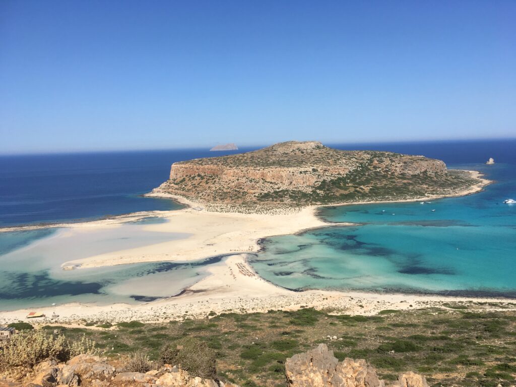 Blick auf die Lagune von Balos auf Kreta