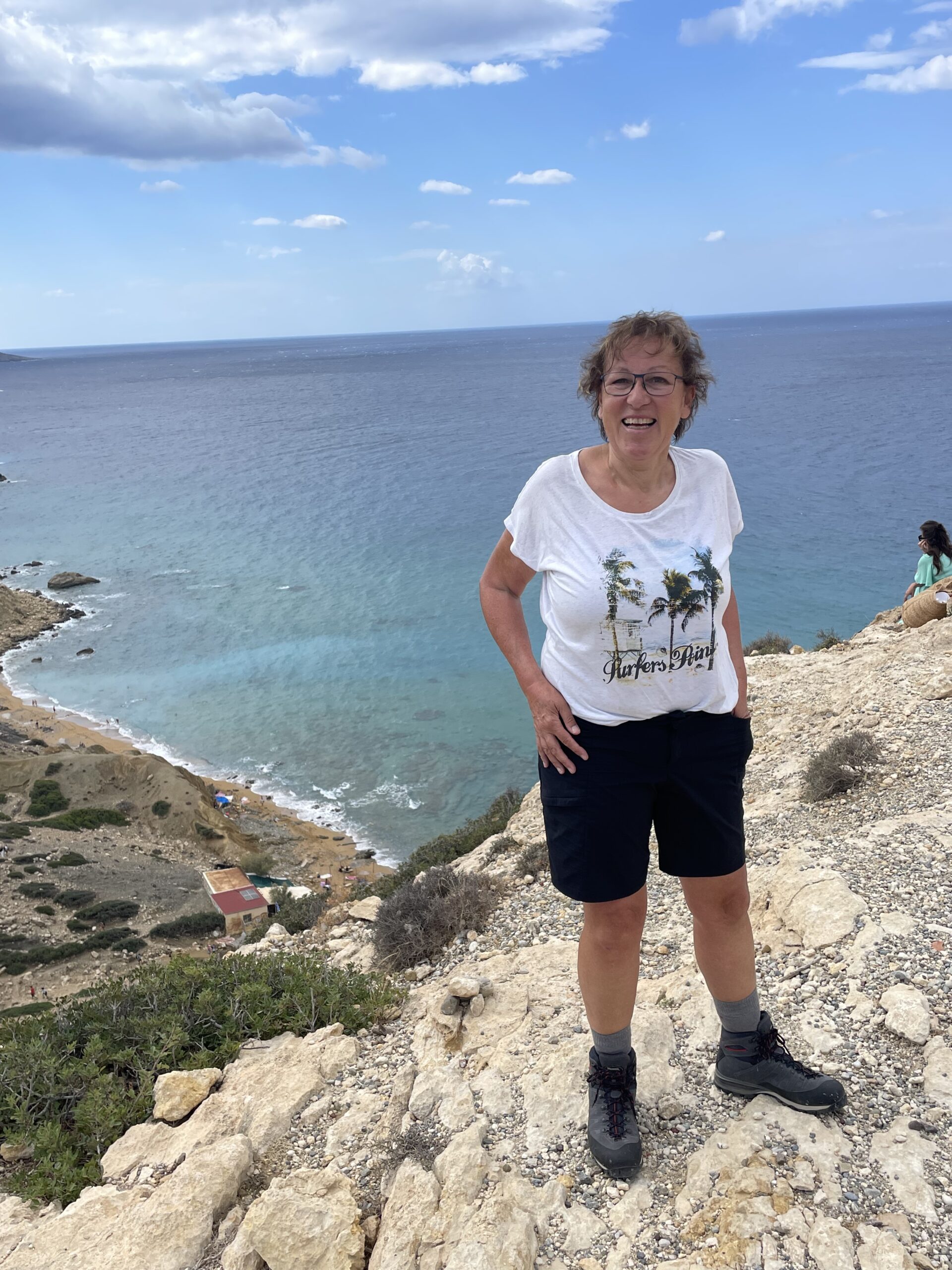 Wandern zum Red Beach Matala