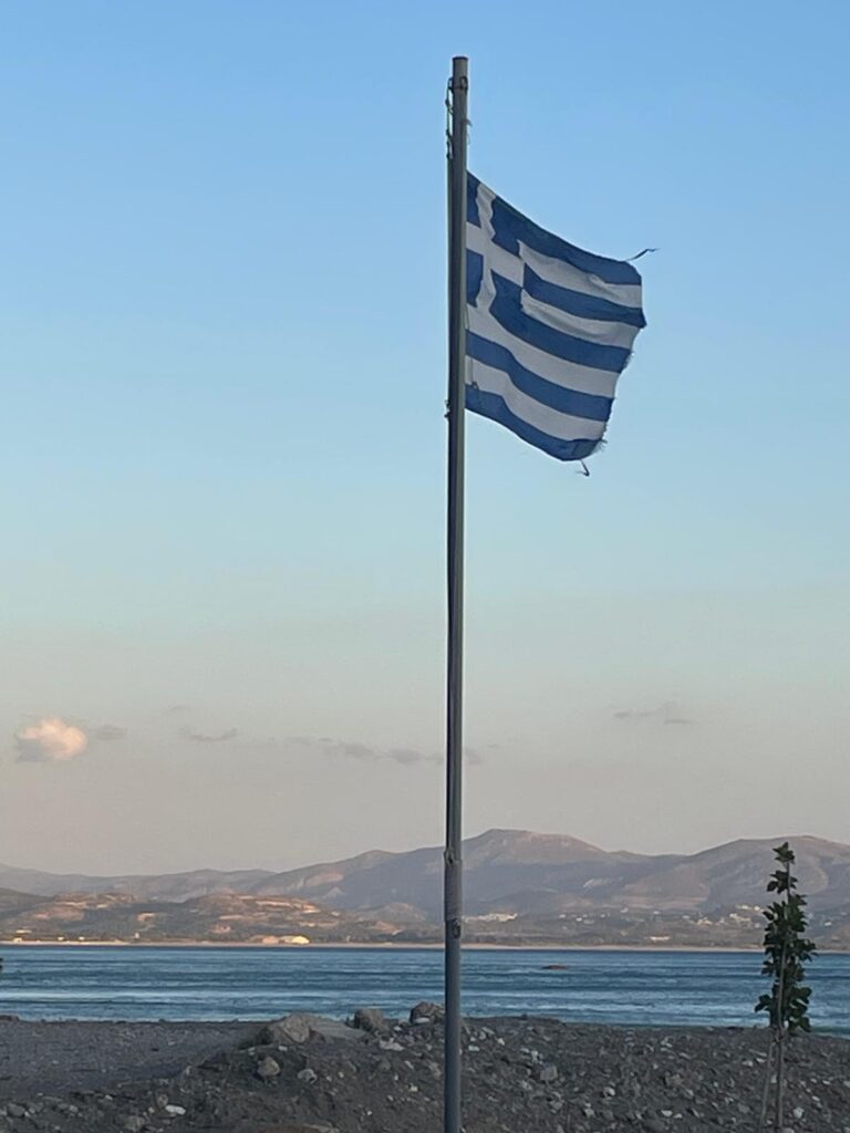 Griechenland Kreta Fahne